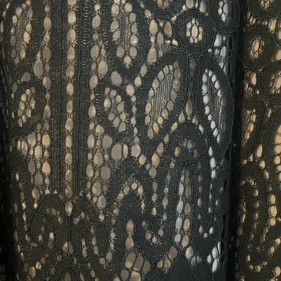 LOFT Black Lace V-Neck Sleeveless Top - Picture 5 of 5